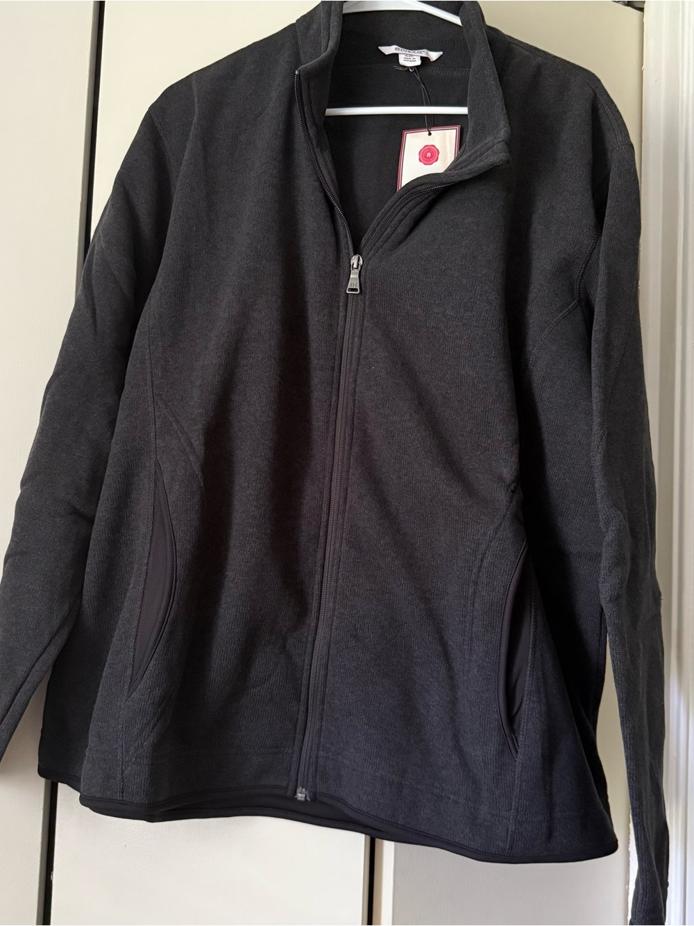 New RedHouseMen's Dark Gray Zip Sweater sweater size 4x zip-up pockets